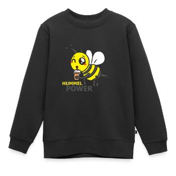HUMMEL - Kinder Premium Organic Sweatshirt - Schwarz - Vorne - AI Model Kid Female (0cm)