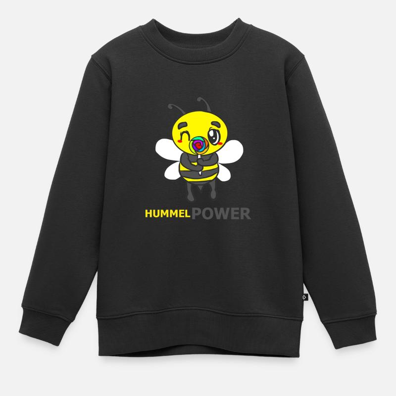 HUMMEL - Kinder Premium Organic Sweatshirt - Schwarz
