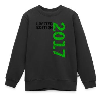 2017 Édition Limitée Anniversaire Cadeau Décoration - Sweat Premium enfant bio - noir - Devant - AI Model Kid Female (0cm)