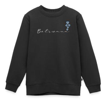 Botswana - Kinder Premium Organic Sweatshirt - Schwarz - Vorne - AI Model Kid Female (0cm)