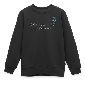Christmas Island - Kids Premium Organic Sweatshirt - black - Front - AI Model Kid Female (0cm)