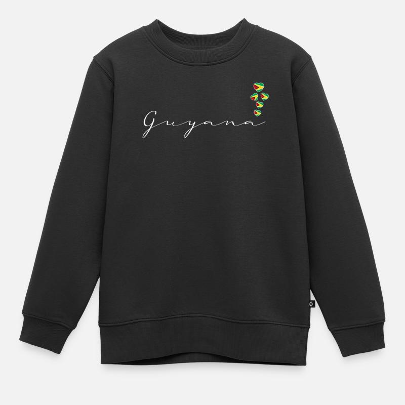 Guyana - Sweat Premium enfant bio - noir