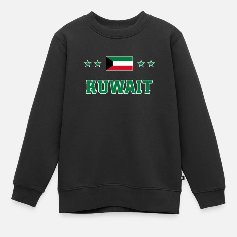 Koweït - Sweat Premium enfant bio - noir