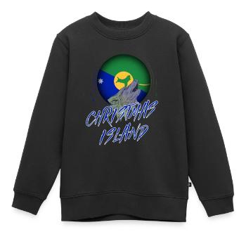 Christmas Island - Kids Premium Organic Sweatshirt - black - Front - AI Model Kid Female (0cm)