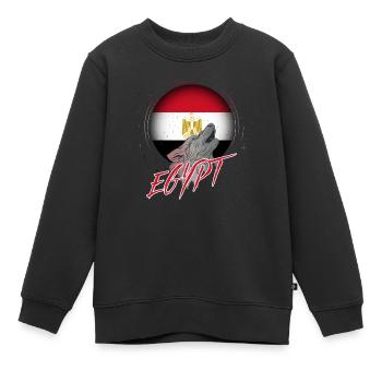 Ägypten - Kinder Premium Organic Sweatshirt - Schwarz - Vorne - AI Model Kid Female (0cm)