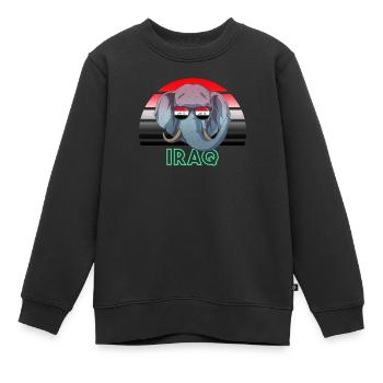 Irak - Kinder Premium Organic Sweatshirt - Schwarz - Vorne - AI Model Kid Female (0cm)
