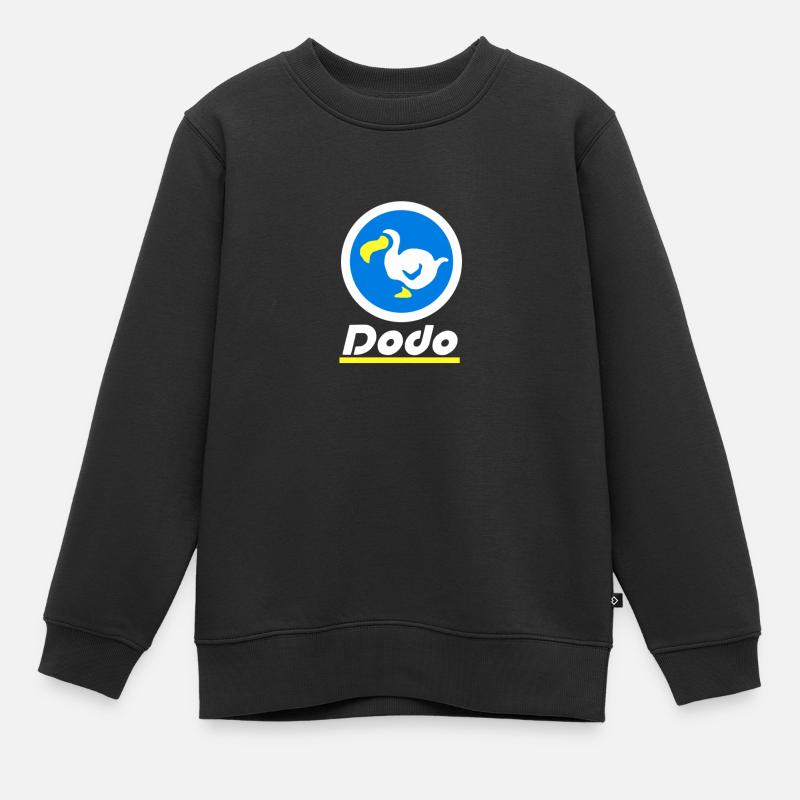 Dodo Airlines - Sweat Premium enfant bio - noir