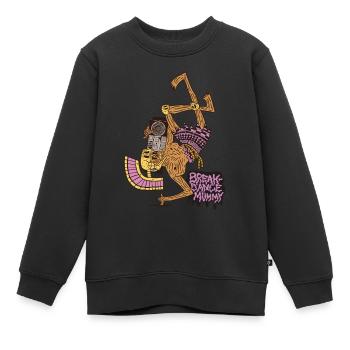 Breakdance Mummy - Kinder Premium Organic Sweatshirt - Schwarz - Vorne - AI Model Kid Female (0cm)