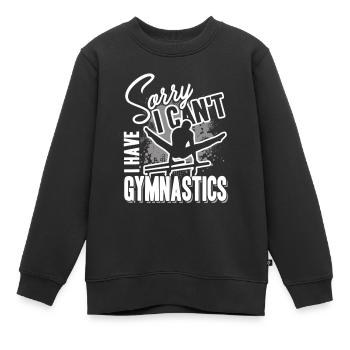 Gymnastik Ich habe Gymnastik - Kinder Premium Organic Sweatshirt - Schwarz - Vorne - AI Model Kid Female (0cm)