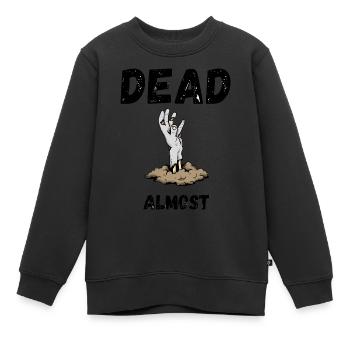 fast tot - Kinder Premium Organic Sweatshirt - Schwarz - Vorne - AI Model Kid Female (0cm)