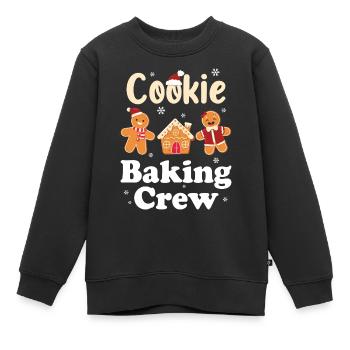 Cadeaux de Noël Noël - Sweat Premium enfant bio - noir - Devant - AI Model Kid Female (0cm)