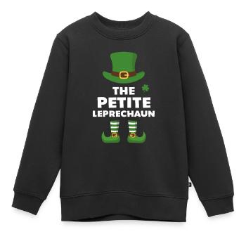 Der zierliche Kobold - Kinder Premium Organic Sweatshirt - Schwarz - Vorne - AI Model Kid Female (0cm)