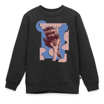 Wildtiere - Kinder Premium Organic Sweatshirt - Schwarz - Vorne - AI Model Kid Female (0cm)