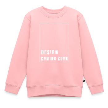 Design Coming Soon chemise drôle - Sweat Premium enfant bio - rose - Devant - AI Model Kid Female (0cm)
