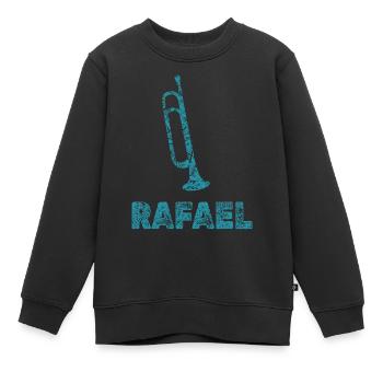 Blasmusik Rafael - Kinder Premium Organic Sweatshirt - Schwarz - Vorne - AI Model Kid Female (0cm)