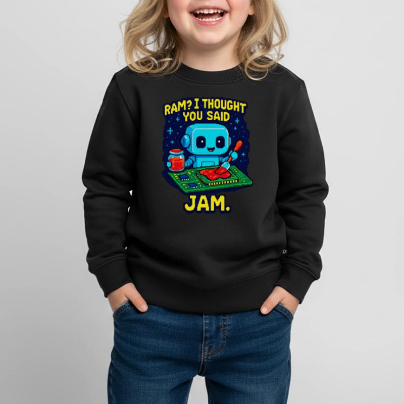 RAM oder Marmelade? Kinder Premium Organic Sweatshirt