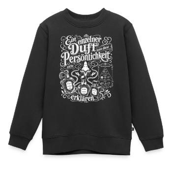 Ein Duft reicht nicht - Kinder Premium Organic Sweatshirt - Schwarz - Vorne - AI Model Kid Female (0cm)