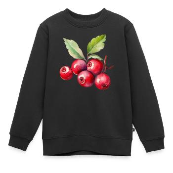Cranberry Kostüm Karneval Fasching Rot Cranberries - Kinder Premium Organic Sweatshirt - Schwarz - Vorne - AI Model Kid Female (0cm)