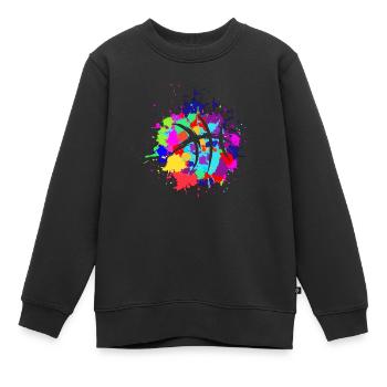 Basketball Basketballspieler Überraschungsoutfit - Kinder Premium Organic Sweatshirt - Schwarz - Vorne - AI Model Kid Female (0cm)