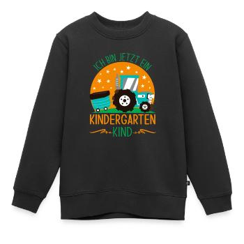kindergarten Kind Jungen Geschenk - Kinder Premium Organic Sweatshirt - Schwarz - Vorne - AI Model Kid Female (0cm)