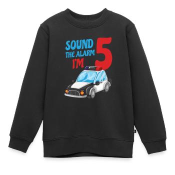 5. Geburtstag Jungen Auto Geschenk - Kinder Premium Organic Sweatshirt - Schwarz - Vorne - AI Model Kid Female (0cm)