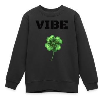 Ambiance, humeur, bonne humeur - Sweat Premium enfant bio - noir - Devant - AI Model Kid Female (0cm)