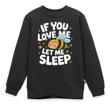 abeille abeille apicultrice abeille abeille - Sweat Premium enfant bio - noir - Devant - AI Model Kid Female (0cm)