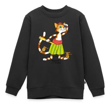 Pettersson Und Findus Piraten Abenteuer Spiel - Kinder Premium Organic Sweatshirt - Schwarz - Vorne - AI Model Kid Female (0cm)
