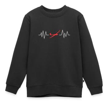 Modèle de vol cadeau amusant pour modèles réduits - Sweat Premium enfant bio - noir - Devant - AI Model Kid Female (0cm)