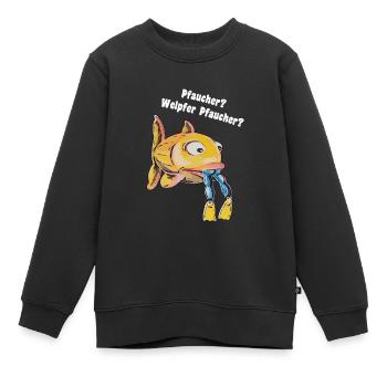 Taucher - Welcher Taucher - Kinder Premium Organic Sweatshirt - Schwarz - Vorne - AI Model Kid Female (0cm)