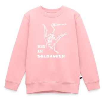 Dinosaurier, Fossilien, Paläontologe, - Kinder Premium Organic Sweatshirt - Rosa - Vorne - AI Model Kid Female (0cm)