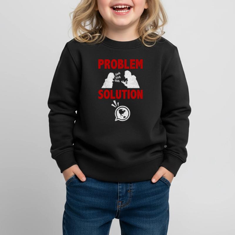 Language Learning Language Problem Solution Kids Premium Organic Sweatshirt