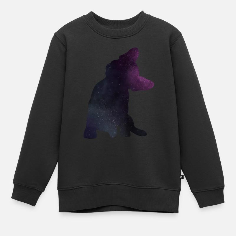 bouledogue français - Sweat Premium enfant bio - noir