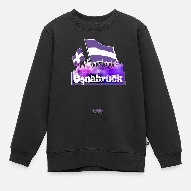 osnabrueck - Sweat Premium enfant bio - noir