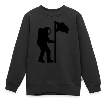Astronaut - Kinder Premium Organic Sweatshirt - Schwarz - Vorne - AI Model Kid Female (0cm)