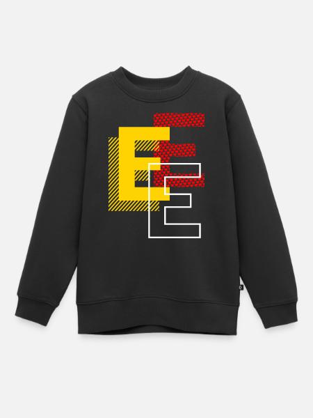 Trois E. - Sweat Premium enfant bio - noir