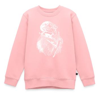 Max und Moritz Busch Lehrer Lämpel - Kinder Premium Organic Sweatshirt - Rosa - Vorne - AI Model Kid Female (0cm)