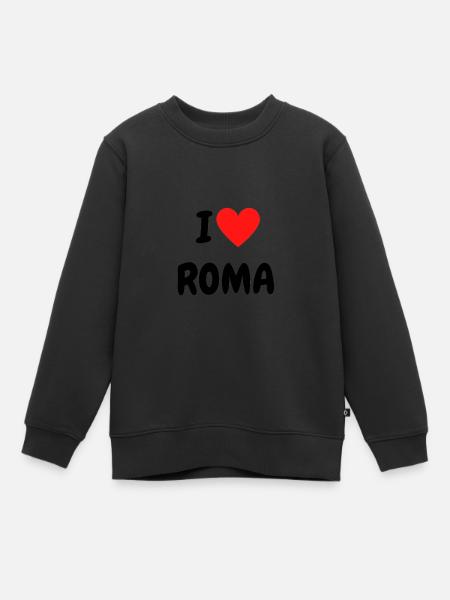 ROME - Sweat Premium enfant bio - noir