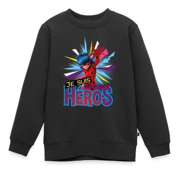 Miraculous Ich Bin Mein Eigener Held - Kinder Premium Organic Sweatshirt - Schwarz - Vorne - AI Model Kid Female (0cm)