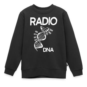 DNA Radio - Kinder Premium Organic Sweatshirt - Schwarz - Vorne - AI Model Kid Female (0cm)