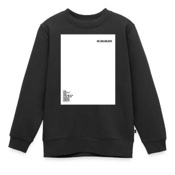 Ich bin Holder - Kinder Premium Organic Sweatshirt - Schwarz - Vorne - AI Model Kid Female (0cm)