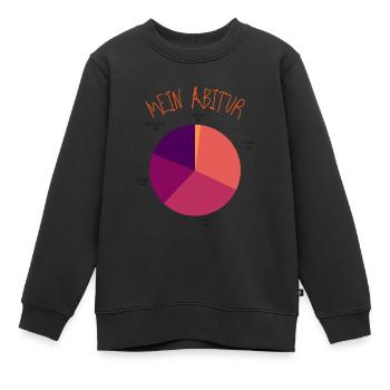 Mein Abitur - Kinder Premium Organic Sweatshirt - Schwarz - Vorne - AI Model Kid Female (0cm)