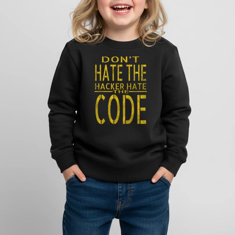 bday birthday present idea hack out hacking coder Kids Premium Organic Sweatshirt