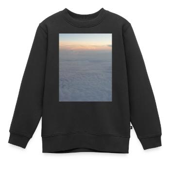 Himmel - Kinder Premium Organic Sweatshirt - Schwarz - Vorne - AI Model Kid Female (0cm)