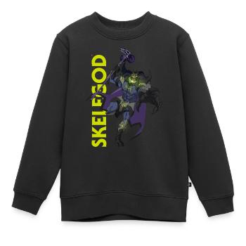 Masters Of The Universe Revelation Skelegod - Kinder Premium Organic Sweatshirt - Schwarz - Vorne - AI Model Kid Female (0cm)