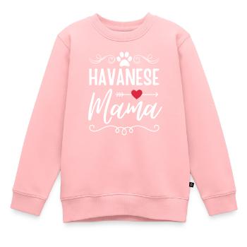 Maman havanaise - Sweat Premium enfant bio - rose - Devant - AI Model Kid Female (0cm)