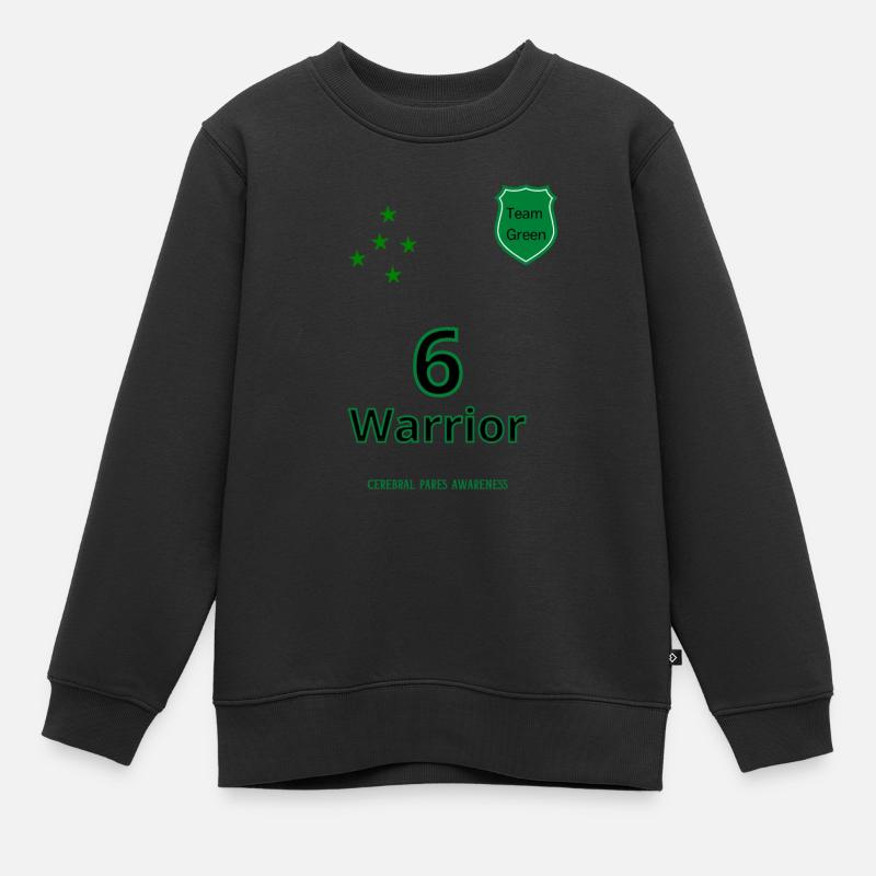 Team Grün - Kinder Premium Organic Sweatshirt - Schwarz