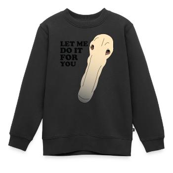 Let Me Do It For You Meme Dog Borzoi Funny - Sweat Premium enfant bio - noir - Devant - AI Model Kid Female (0cm)
