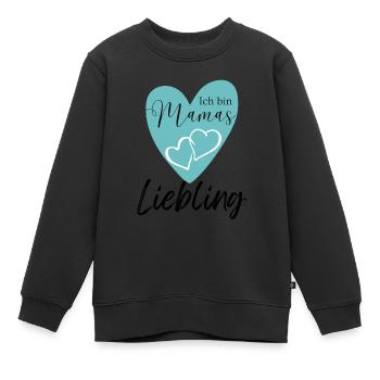 Baby Geschenkidee Muttertag Vatertag Weihnachten - Kinder Premium Organic Sweatshirt - Schwarz - Vorne - AI Model Kid Female (0cm)