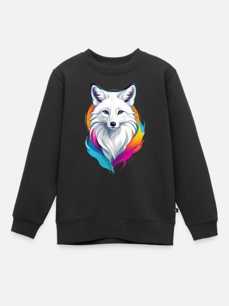 Polarfuchs - Kinder Premium Organic Sweatshirt - Schwarz